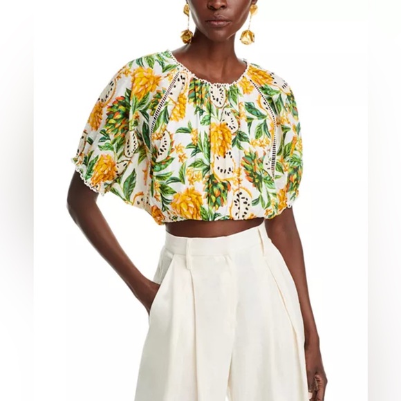 NWOT FARM Rio Biriba Crop Top - Picture 6 of 6